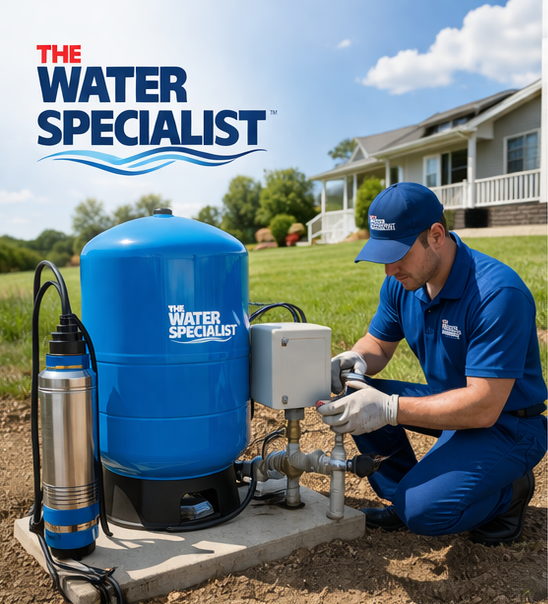 well pressure tank installation