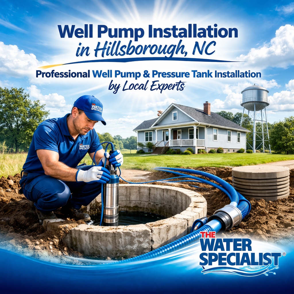 well pump installation hillsborough nc